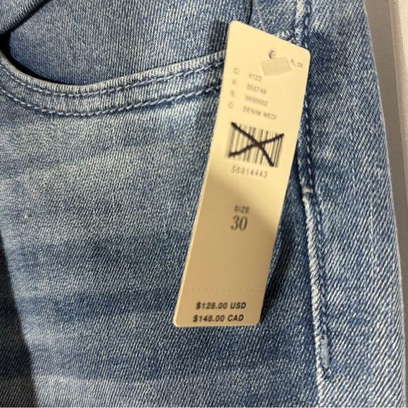 DRIFTWOOD COLLETTE MID RISE EMBROIDERED BLUE JEANS SIZE 30 NWT - Picture 8 of 8